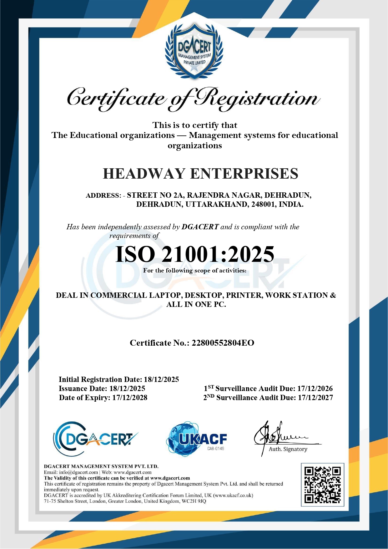 Certificate 2